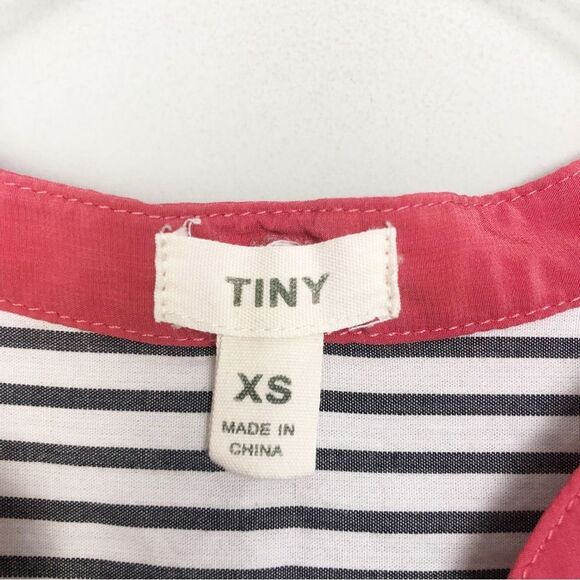 ANTHROPOLOGIE | TINY Sima Ikat Print Long Tab Sleeve Top Women’s Size X-Small - Picture 6 of 10